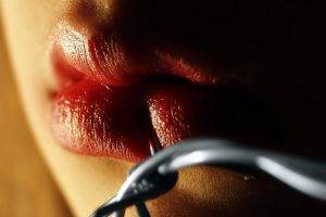 Women Close-up Lips Mouth