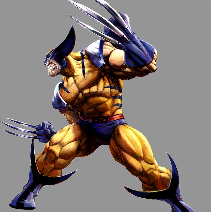 Cool Character Marvel Vs Capcom Marvel Vs Capcom  Comics Wolverine Superheroes Marvel Comics Wallpaper