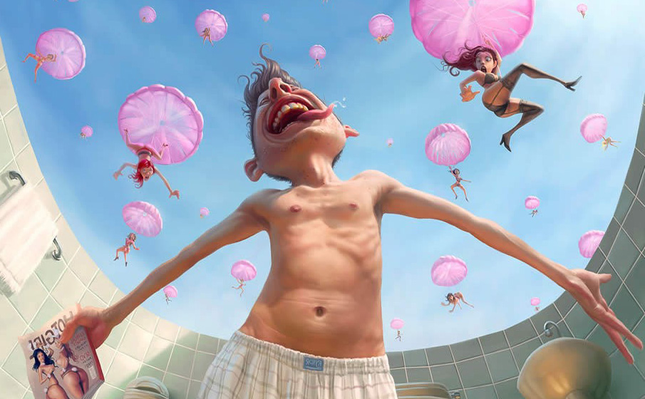 Funny Caricature Wallpaper