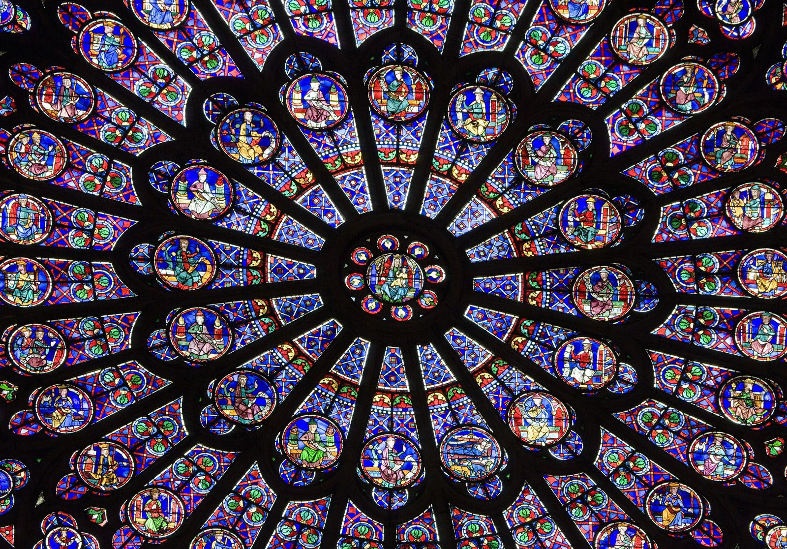 Landscapes Nature France Window Cathedral Notre Dame Paris Wallpaper