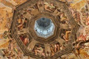 Last Italy Florence Cathedral Judgement Heaven Roof Empire
