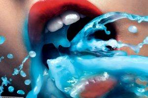 Mouth Lips Liquid