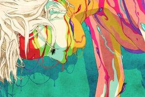 Multicolor Fantasy Art Slugs Blondes