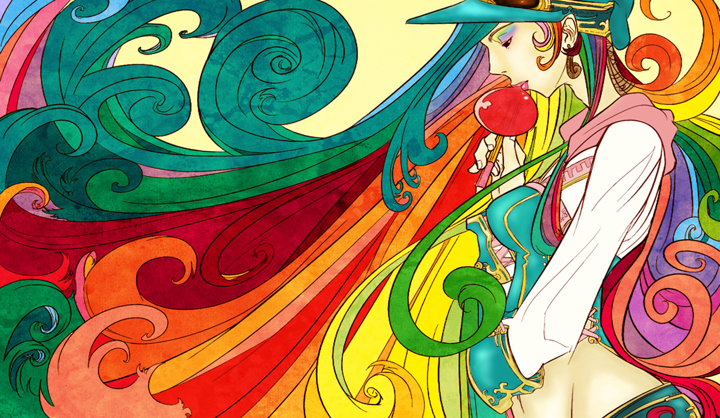 Women Multicolor Artwork Wallpaper