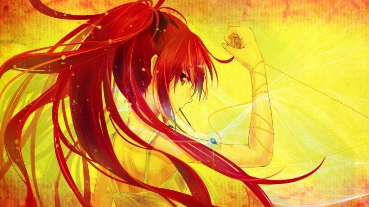 artwork, Fantasy Art, Anime Girls, Redhead, Mahou Shoujo Madoka Magica, Sakura Kyouko HD Wallpaper Desktop Background