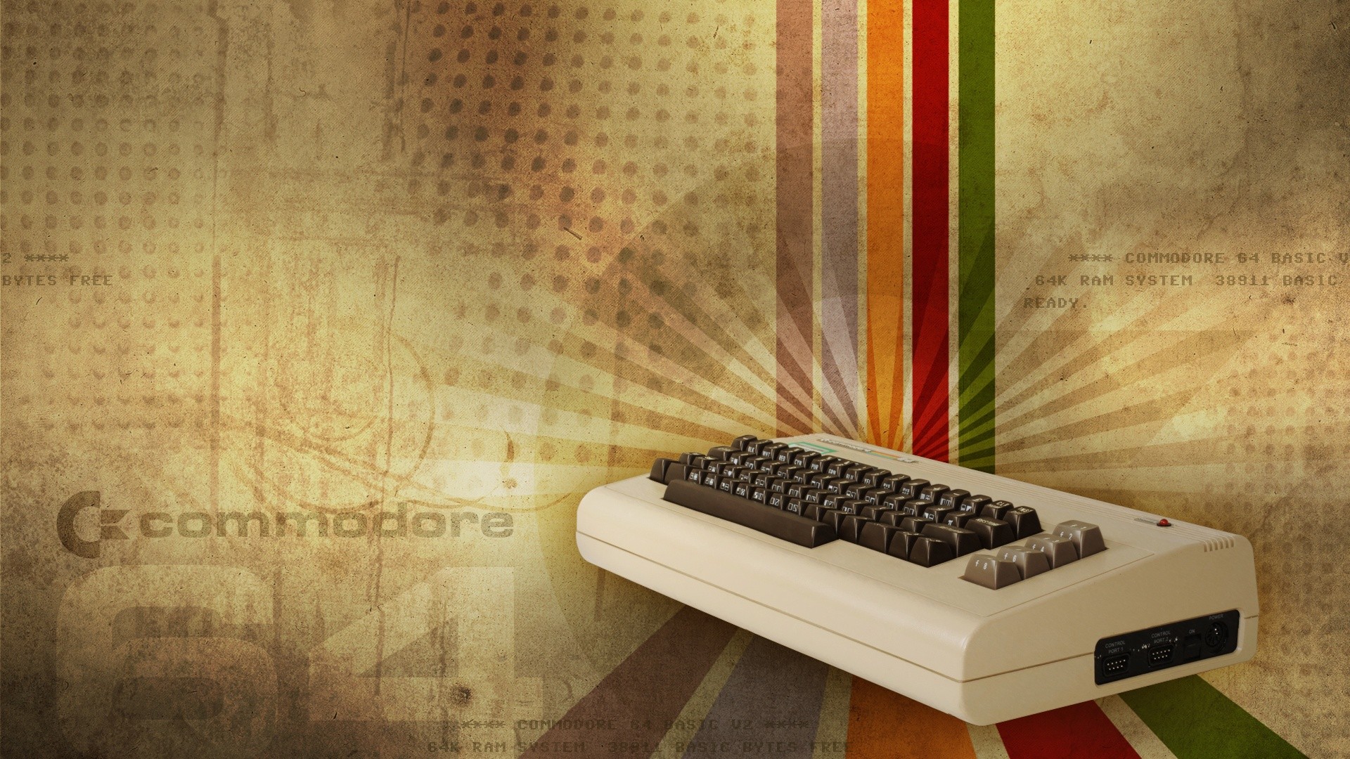  retro Games Commodore 64 Keyboards Vintage Consoles Wallpapers HD 