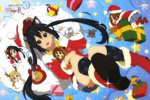K ON!, Nakano Azusa, Akiyama Mio, Tainaka Ritsu, Kotobuki Tsumugi, Hirasawa Yui, Christmas, Anime, Anime Girls
