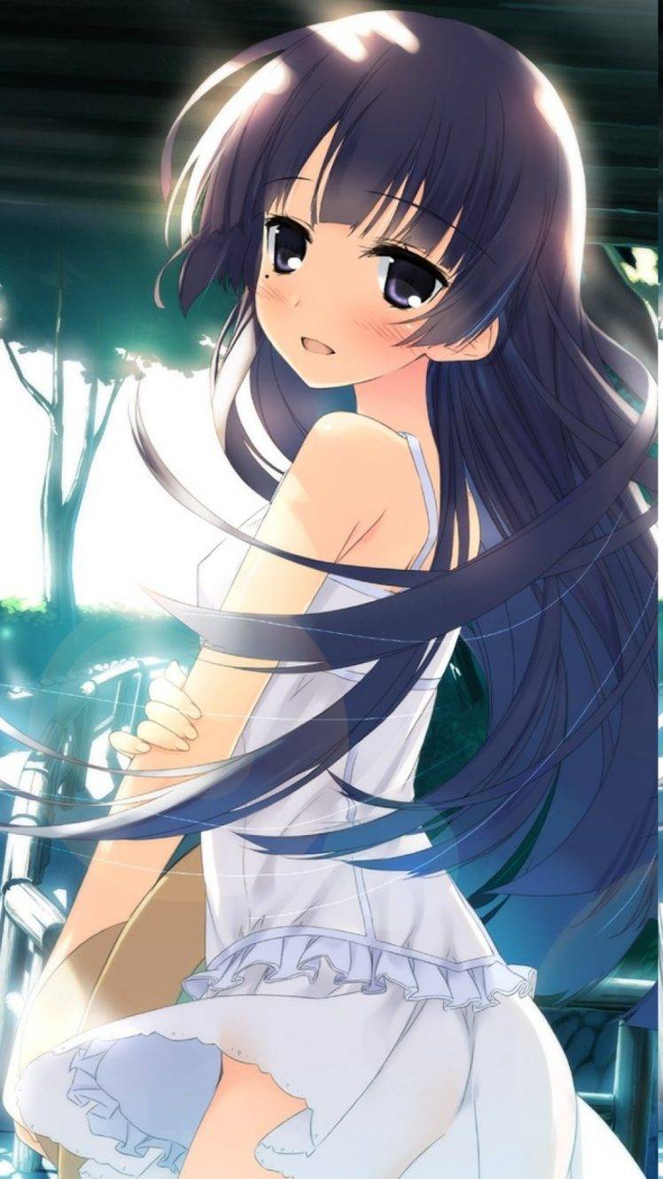 anime Girls, Ore No Imouto Ga Konnani Kawaii Wake Ga Nai, Long Hair, Brunette HD Wallpaper Desktop Background
