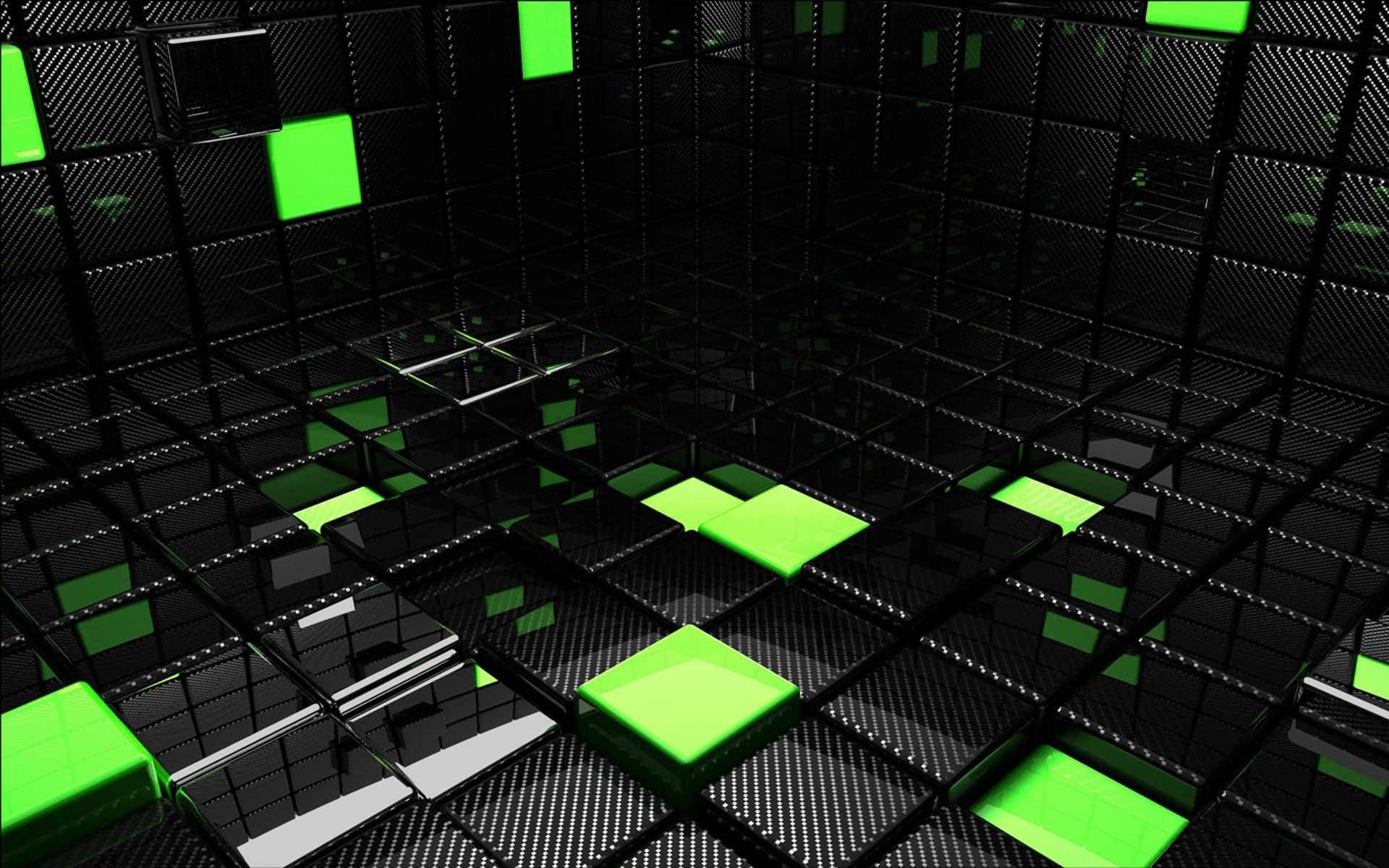 abstract, Black, Green, CGI, Render Wallpapers HD ...