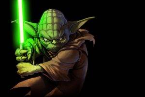 Yoda, Star Wars, Lightsaber