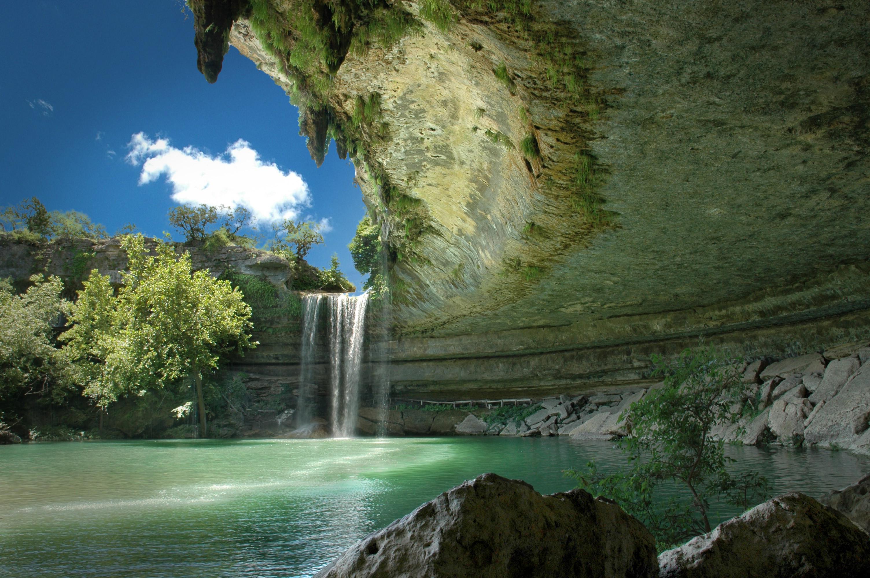 nature, Landscape, Waterfall Wallpaper