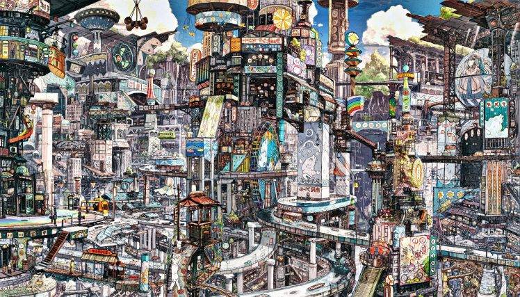 anime, Cityscape, Imperial Boy HD Wallpaper Desktop Background