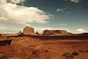 USA, Landscape, Desert, Monument Valley, Rock Formation