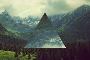 landscape, Triangle, Polyscape