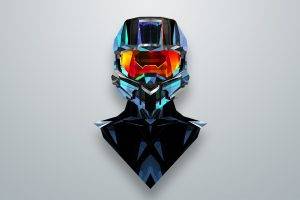 abstract, Halo, Master Chief, Justin Maller