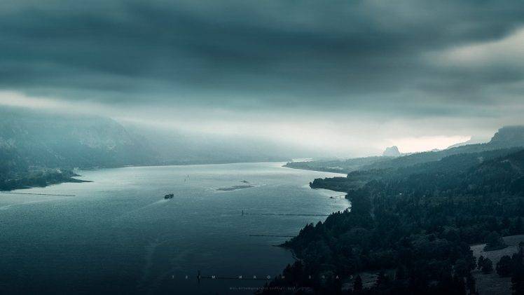 landscape, River, Mist HD Wallpaper Desktop Background