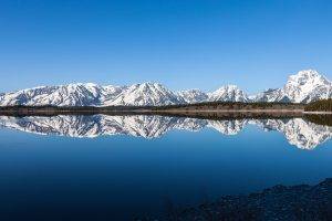 lake, Mountain, Landscape, Reflection