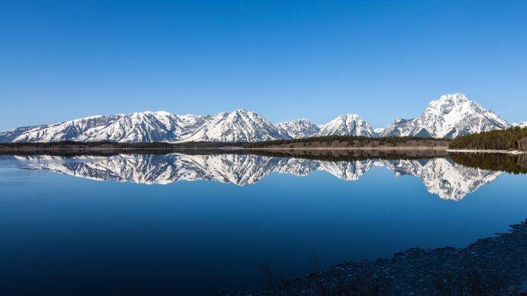 lake, Mountain, Landscape, Reflection HD Wallpaper Desktop Background