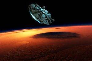 Star Wars: Episode VII   The Force Awakens, Millennium Falcon, Planet