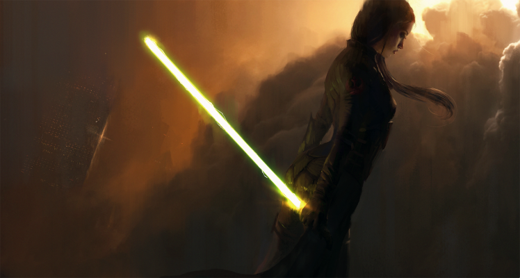 Star Wars: Episode VII   The Force Awakens, Rebels, Green, Lightsaber HD Wallpaper Desktop Background