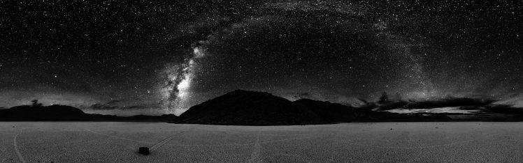 landscape, Night, Stars, Milky Way, Panoramas HD Wallpaper Desktop Background