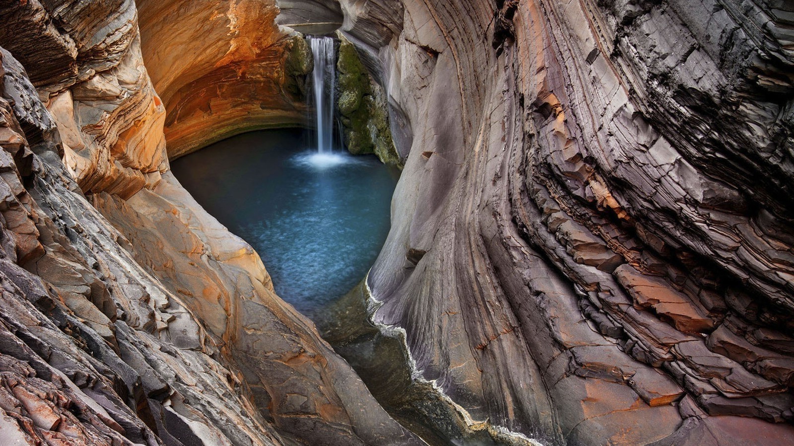 nature, Waterfall, Landscape, Cave Wallpapers HD / Desktop ...