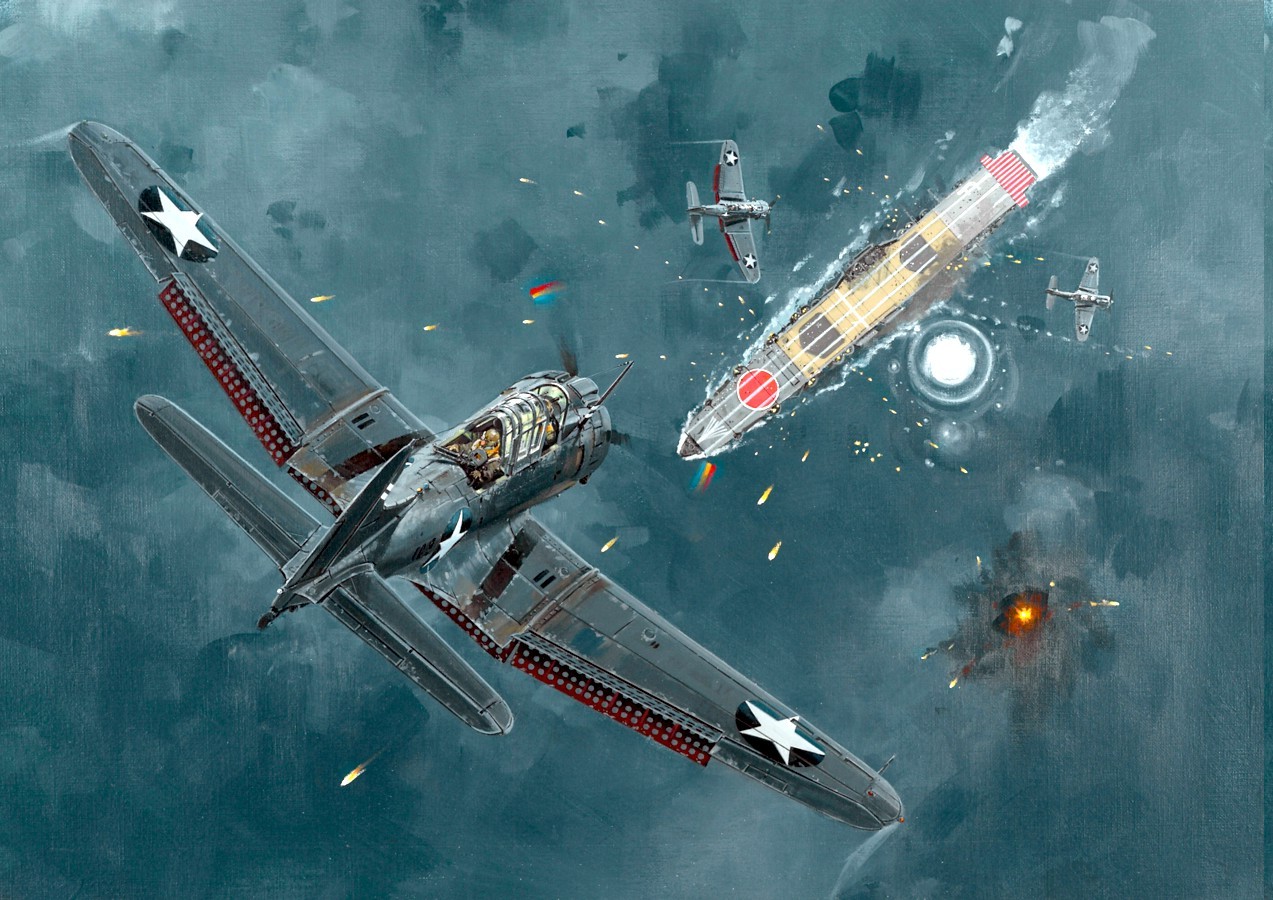 World War II, McDonnell Douglas, Dauntless, Dive Bomber, Pacific, Military Aircraft, Airplane, Military Wallpaper