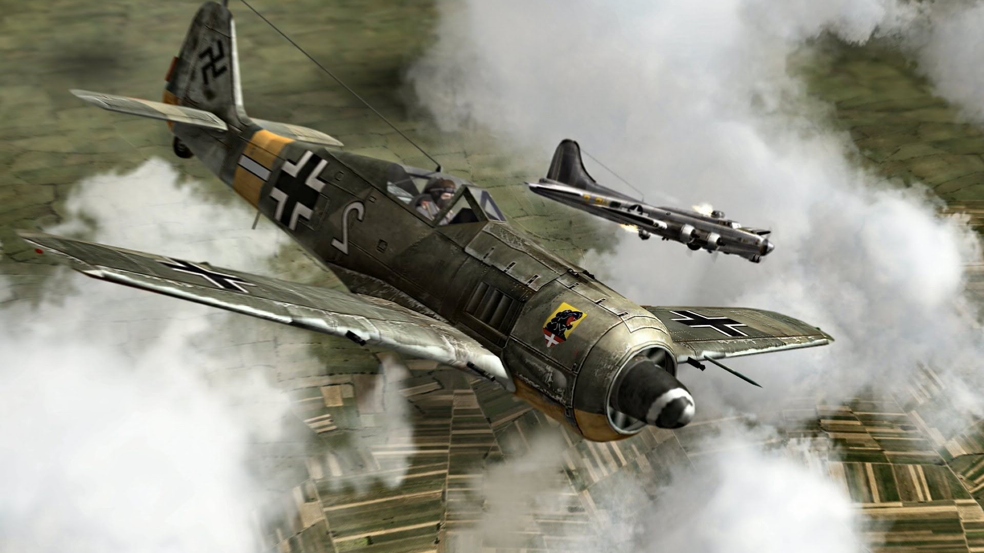 World War II, Fw 190, Focke Wulf, Luftwaffe, Germany, Military, Military Aircraft, Airplane Wallpaper
