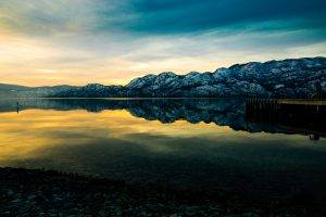 lake, Reflection, Mountain, Landscape