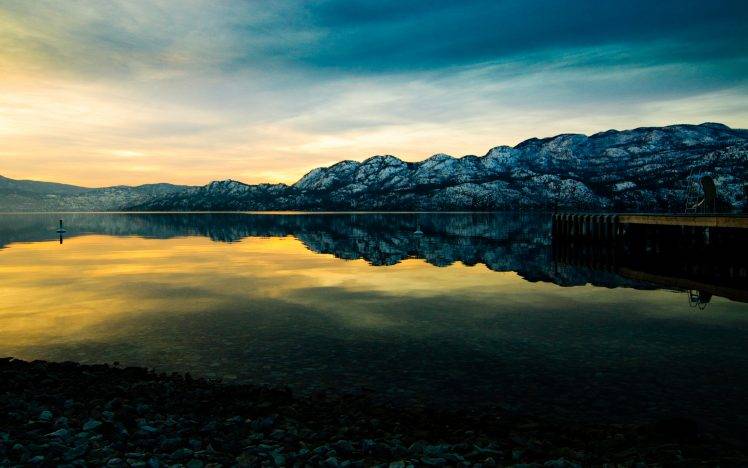 lake, Reflection, Mountain, Landscape HD Wallpaper Desktop Background