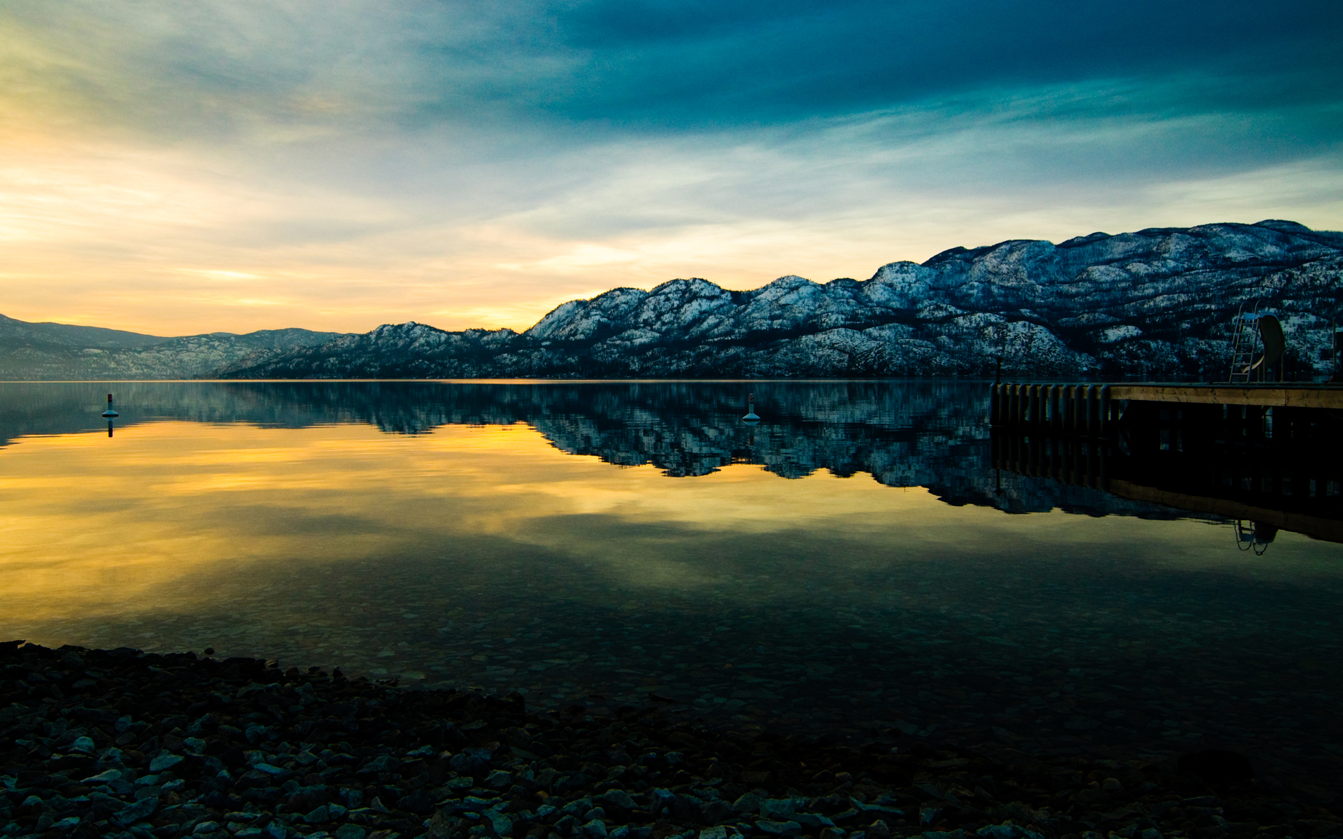 Lake Reflection Mountain Landscape Wallpapers Hd Desktop And