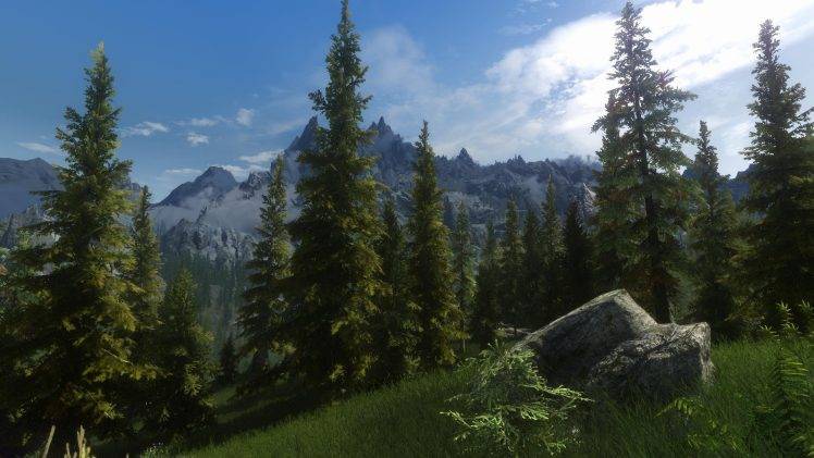 The Elder Scrolls V: Skyrim, Landscape HD Wallpaper Desktop Background