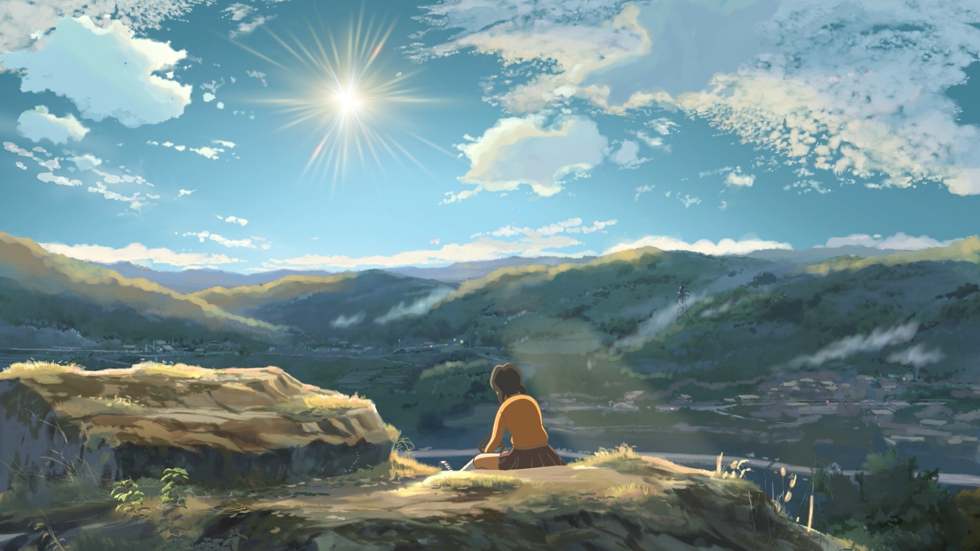 anime, Landscape, Hoshi Wo Ou Kodomo Wallpapers HD / Desktop and Mobile