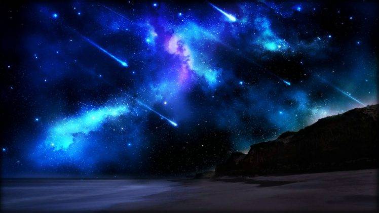 landscape, Sky, Stars, Space HD Wallpaper Desktop Background