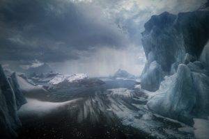 The Elder Scrolls V: Skyrim, Landscape, Ice, Iceberg