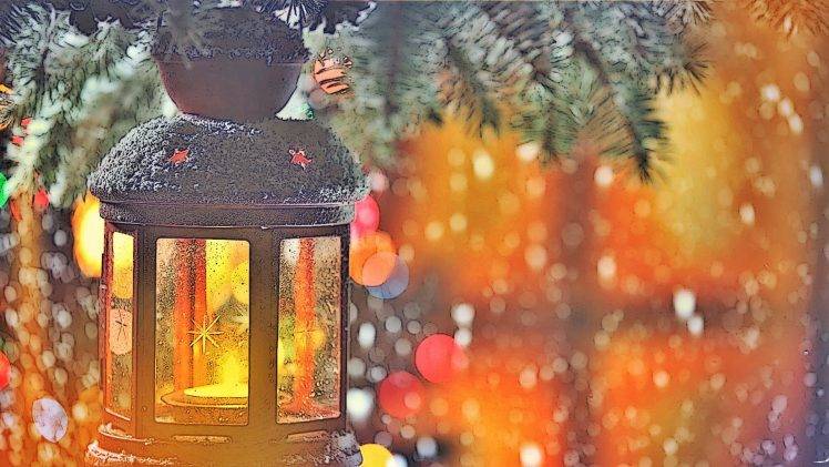 lights, Atmosphere, Christmas HD Wallpaper Desktop Background