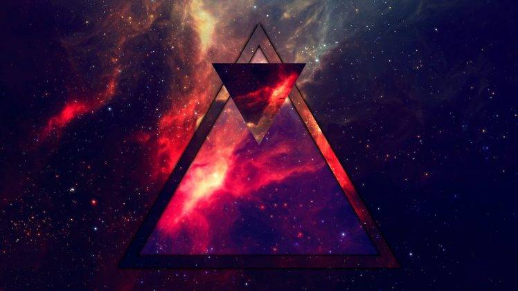 triangle, Abstract, Space HD Wallpaper Desktop Background