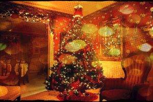 lights, Christmas, Atmosphere, New Year, Interiors