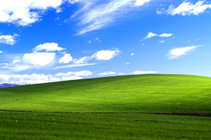 nature, Landscape, Sky, Hill, Grass, Field, Clouds, Windows XP