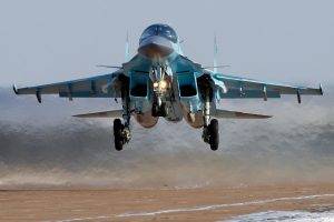 aircraft, Military, Airplane, War, Sukhoi Su 34
