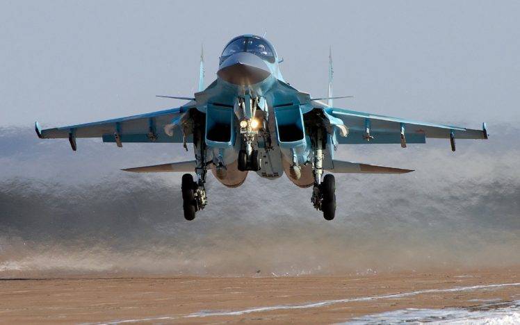 aircraft, Military, Airplane, War, Sukhoi Su 34 HD Wallpaper Desktop Background