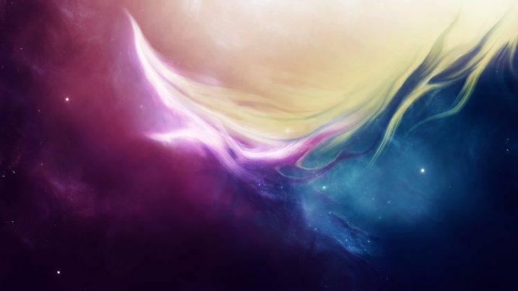 colorful, Space Art, Artwork, Abstract, Nebula, Space HD Wallpaper Desktop Background