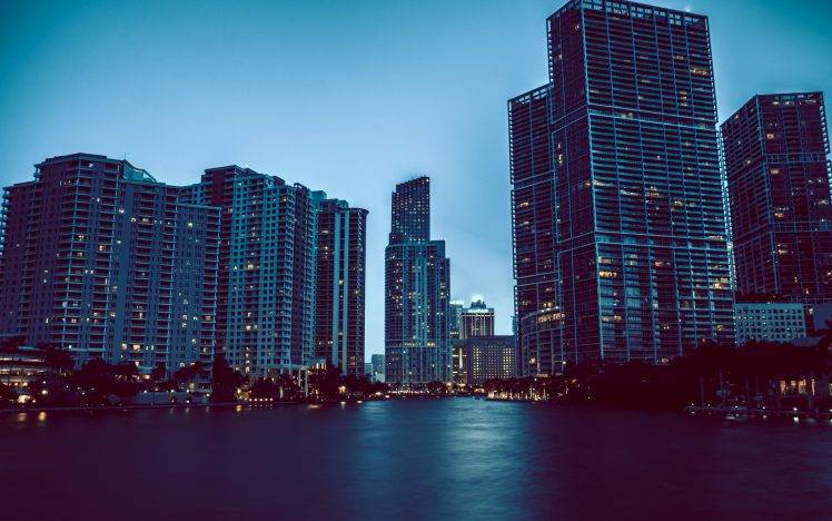 landscape, Cityscape, Skyscraper, Miami HD Wallpaper Desktop Background