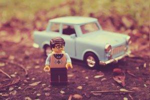 LEGO, Figurines, Car, Vintage, Trabant, East Germany, Miniatures, DDR