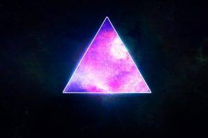 abstract, Triangle, Purple