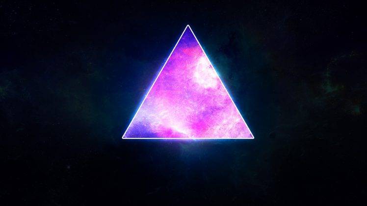 abstract, Triangle, Purple HD Wallpaper Desktop Background