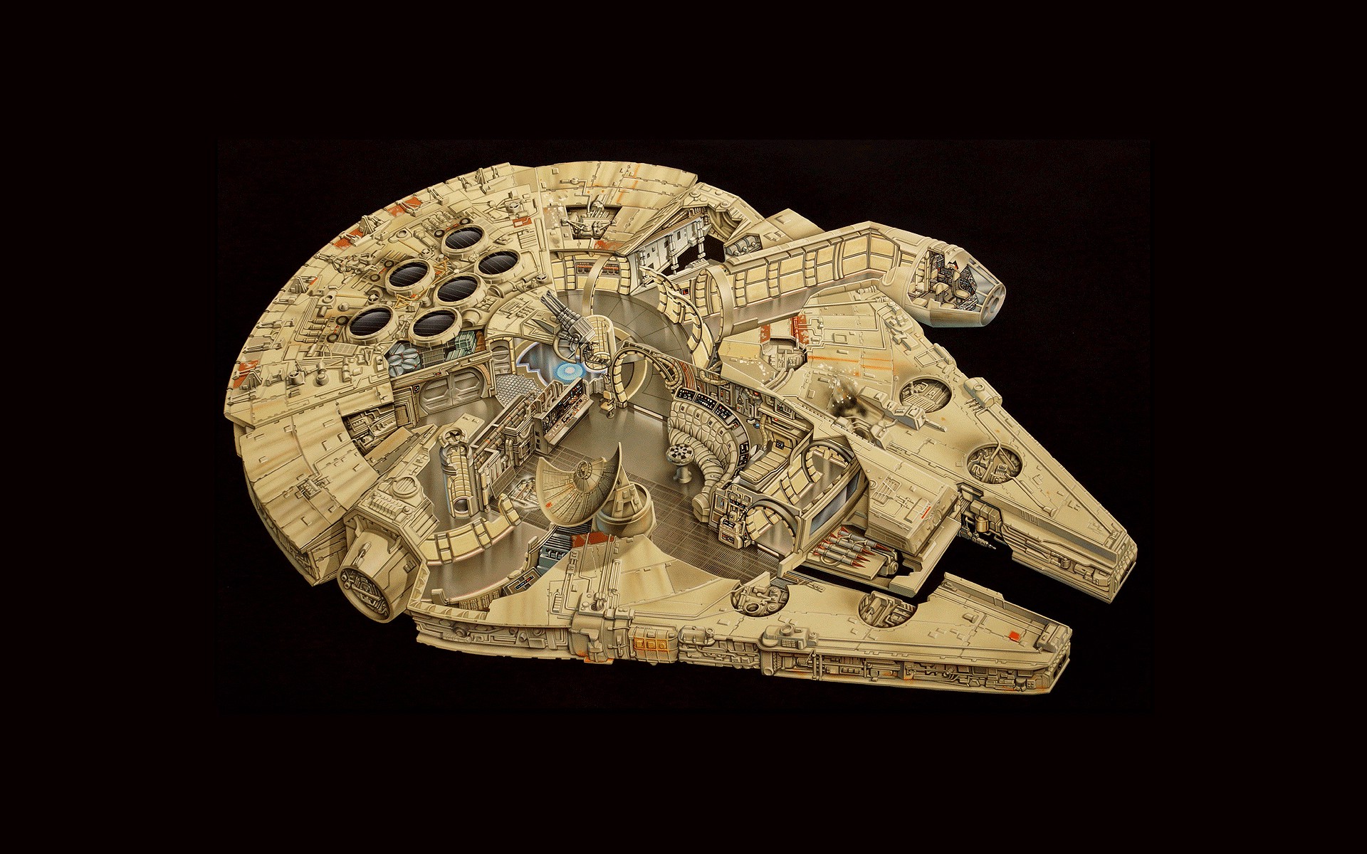 Millennium Falcon, Star Wars Wallpaper