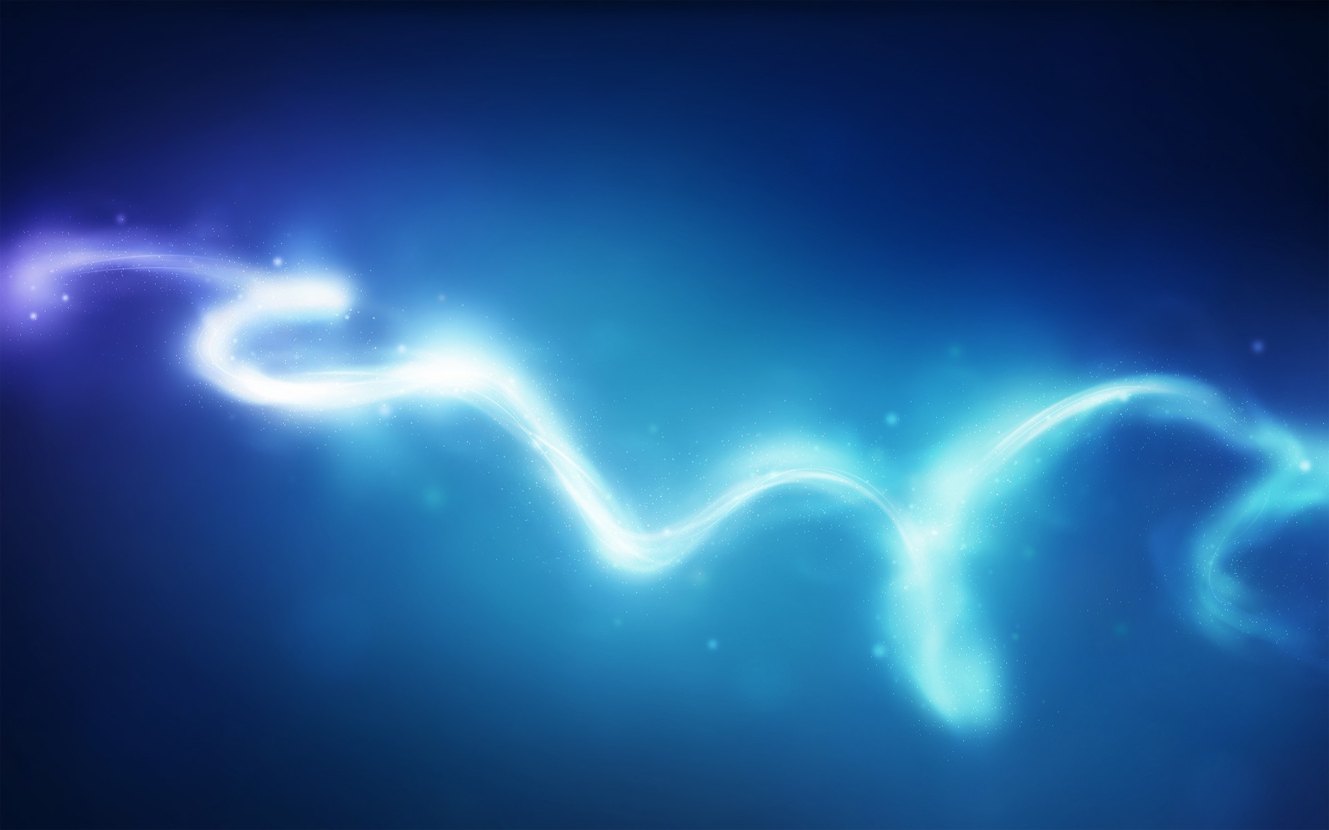abstract, Simple, Blue, Lights Wallpaper