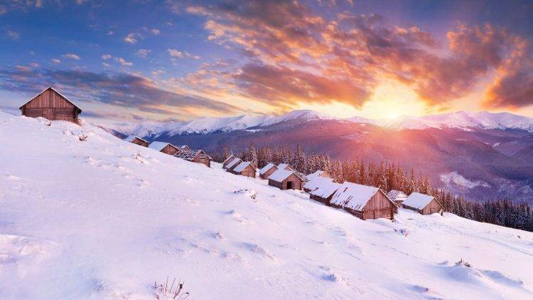 nature, Winter, Landscape, Snow HD Wallpaper Desktop Background