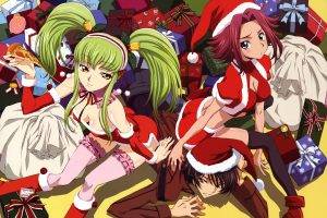 Code Geass, Lamperouge Lelouch, C.C., Anime, Christmas